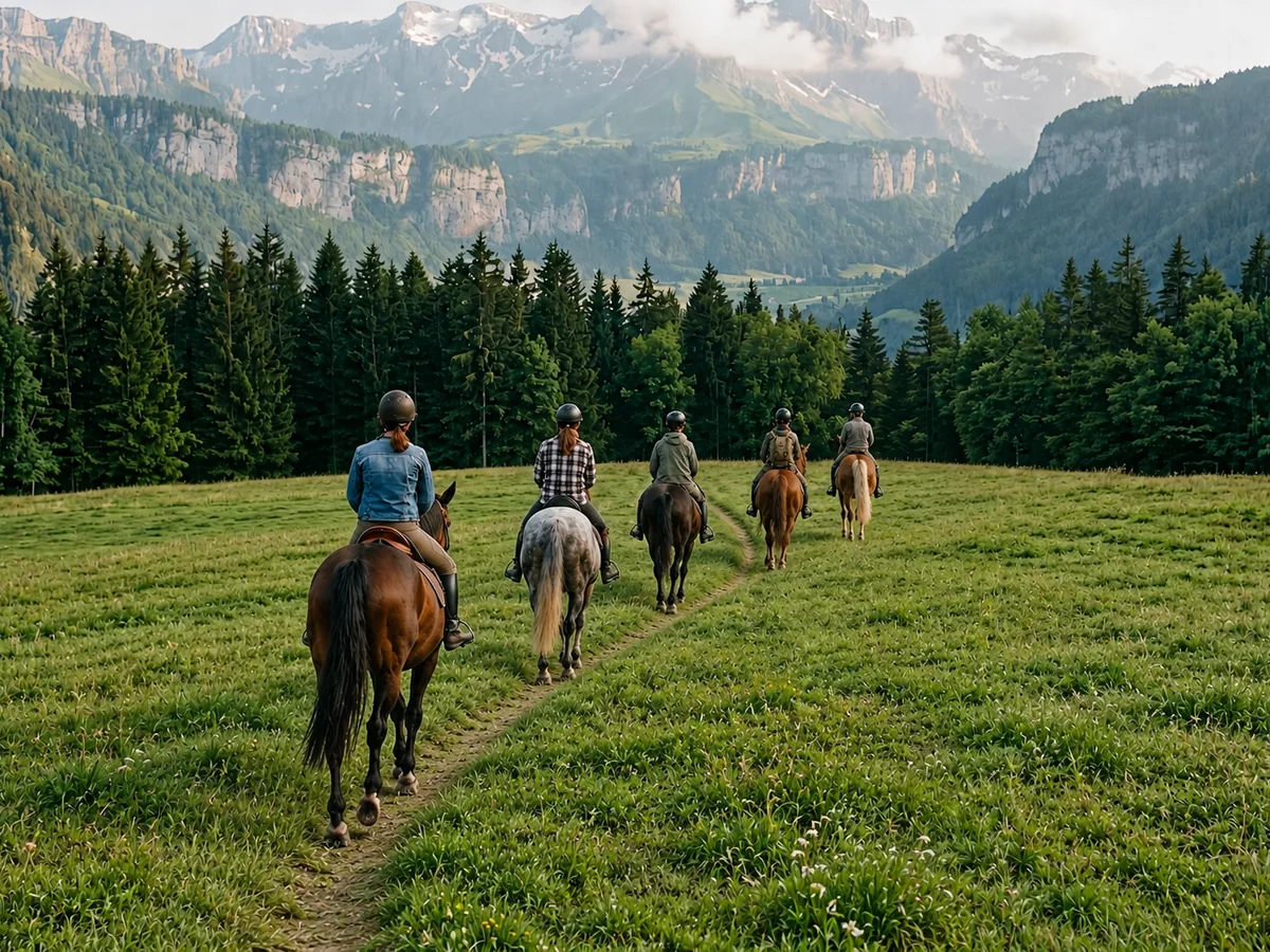 Balade à cheval en Isère, autour de Brié-et-Angonnes